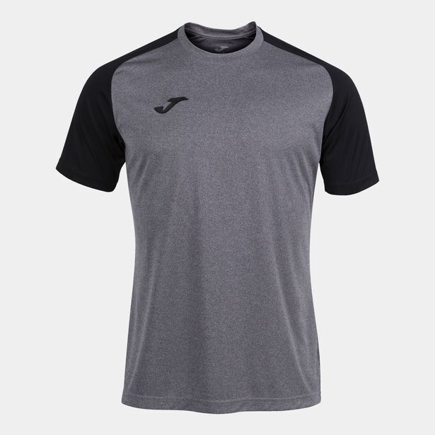 Joma Camiseta manga corta hombre academy iv gris melange negro oferta