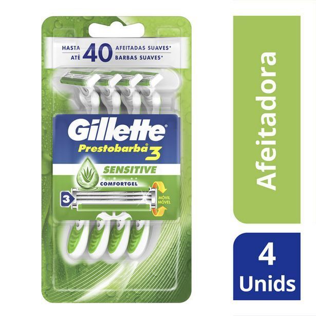 Pigmento Maquinas para afeitar prestobarba3 sensitive oferta