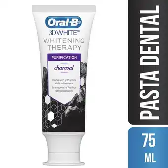 Pigmento Crema dental whitening therapy purification charcoal oferta