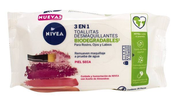 Ferniplast Toallitas demaquillantes nivea suaves 25 un oferta