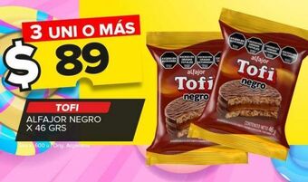Carrefour Maxi Alfajor tofi negro x 46g oferta