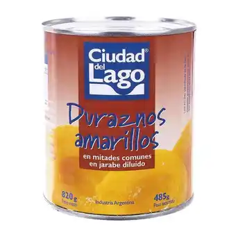 Coto Durazno ciudad del lago lata 820 gr oferta