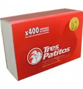 Parodi Fosforos 3 patitos ecologico 400un x 10 un. oferta
