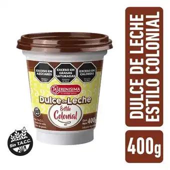 Coto Dulce de leche la serenisima colonial 400gr oferta