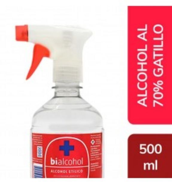 Parodi Alcohol bialcohol al 70% gatillo 500cc x 6 un. oferta