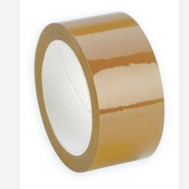 Pinturerías Martel Cinta de embalar marrón doble a 48 x 50 m oferta
