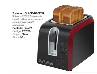 Tostadora Black+Decker 30u