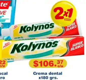 Kolynos Crema dental x 180 grs.