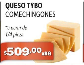 El Milagro Mayorista Queso Tybo Comechingones a partir de 1//4 pieza oferta