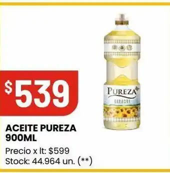 Changomas Aceite pureza 900ml oferta