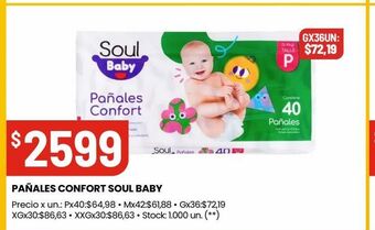 Changomas Pañales confort soul baby oferta