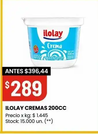 Changomas Ilolay cremas 200cc oferta