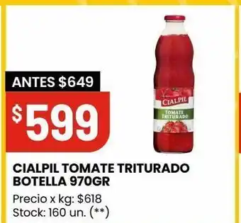 Changomas Cialpil tomate triturado botella 970gr oferta