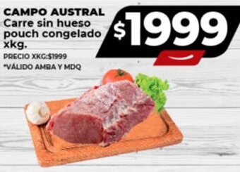 Supermayorista Vital CAMPO AUSTRAL Carre sin hueso pouch congelado xkg. oferta