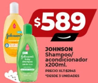 Supermayorista Vital JOHNSON Shampoo/ acondicionador x200ml. oferta