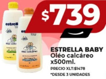 Supermayorista Vital ESTRELLA BABY Oléo calcáreo x500ml. oferta