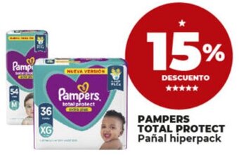 Supermayorista Vital PAMPERS TOTAL PROTECT Pañal hiperpack oferta