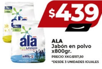 ALA Jabón en polvo x800gr.