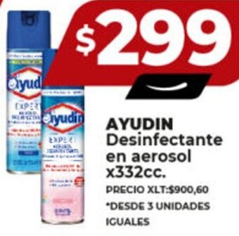 Supermayorista Vital AYUDIN Desinfectante en aerosol x332cc. oferta