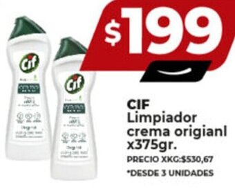 Supermayorista Vital CIF Limpiador crema origianl x375gr. oferta