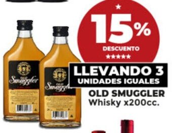 Supermayorista Vital OLD SMUGGLER Whisky x200cc. oferta