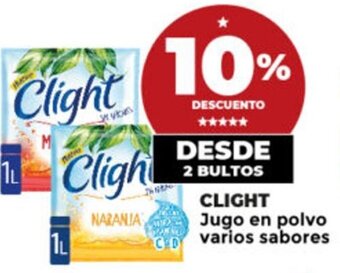 Supermayorista Vital CLIGHT Jugo en polvo varios sabores oferta