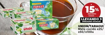 Supermayorista Vital UNION/TARAGUI Mate cocido x25/ x50/x100u oferta