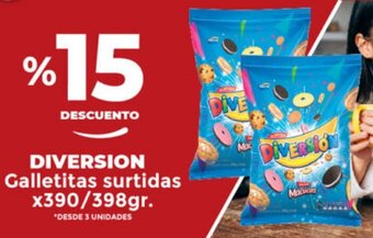 Supermayorista Vital DIVERSION Galletitas surtidas x390/398gr. oferta