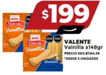 Supermayorista Vital VALENTE Vainilla x148gr oferta