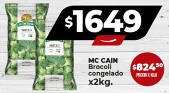 Supermayorista Vital MC CAIN Brocoli congelado x2kg. oferta
