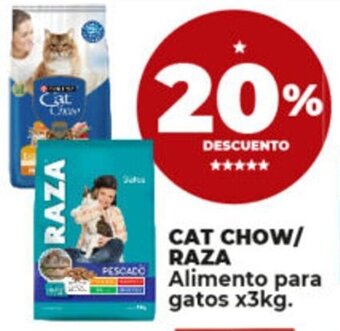 Supermayorista Vital CAT CHOW/ RAZA Alimento para gatos x3kg. oferta