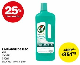 Atomo Conviene LIMPIADOR DE PISO CIF 750ml oferta