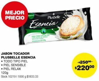Atomo Conviene JABON TOCADOR PLUSBELLE ESENCIA 120g oferta