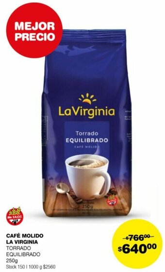 Atomo Conviene CAFÉ MOLIDO LA VIRGINIA TORRADO EQUILIBRADO 250g oferta