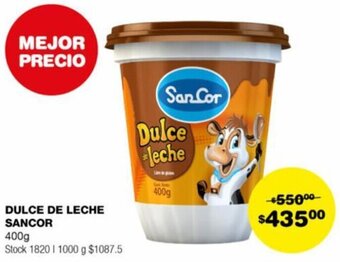 Atomo Conviene DULCE DE LECHE SANCOR 400g oferta