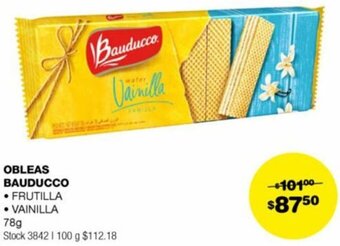 Atomo Conviene OBLEAS BAUDUCCO 78g oferta