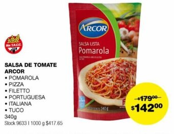 Atomo Conviene SALSA DE TOMATE ARCOR 340g oferta
