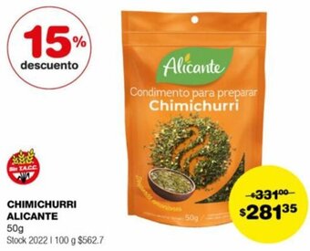Atomo Conviene CHIMICHURRI ALICANTE 50g oferta