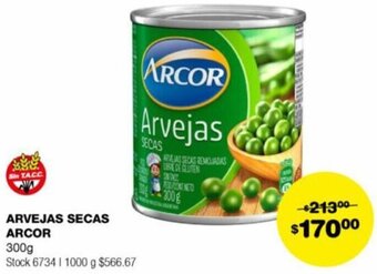 Atomo Conviene ARVEJAS SECAS ARCOR 300g oferta