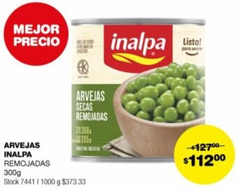 Atomo Conviene ARVEJAS INALPA 300g oferta