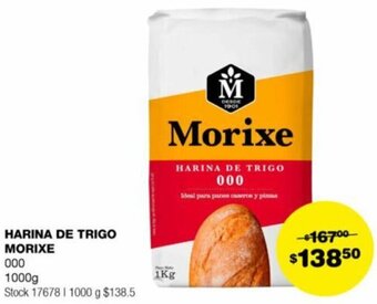 Atomo Conviene HARINA DE TRIGO MORIXE 000 1000G oferta