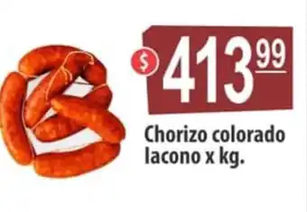 Autoservicio Capo Chorizo colorado Lacono xkg oferta