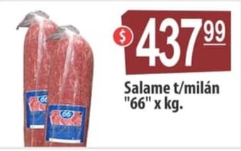 Autoservicio Capo Salame t/milán "66" x kg oferta