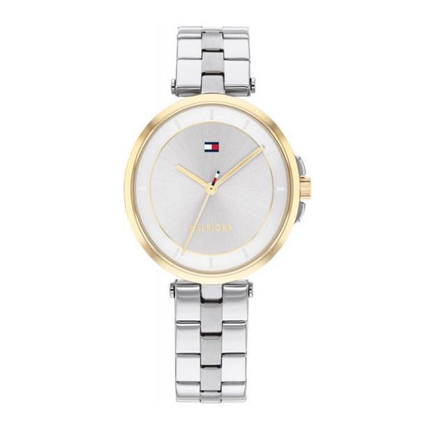 Pardo Hogar Reloj bicolor oro y acero inoxidable oferta