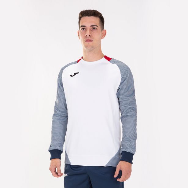 Joma Sudadera hombre essential ii blanco marino rojo oferta