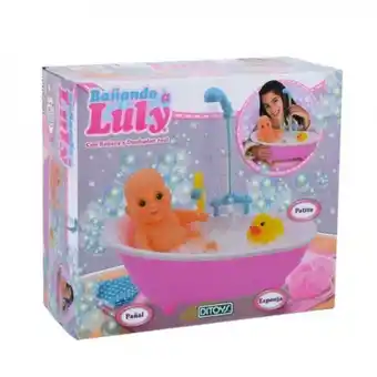 Jugueteria Pluto's Bañando a luly con bañadera - ditoys... oferta