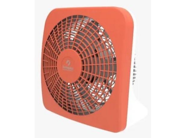 DRicco Ventilador turbo indelplas 12 deco naranja oferta