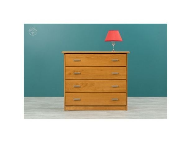 DRicco Cómoda caramelo 4 cajones 0,80 x 1,28 x 0,46 m hdh j024 oferta