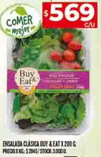 Supermercados DIA ENSALADA CLASICA BUY & EAT X 200 G oferta