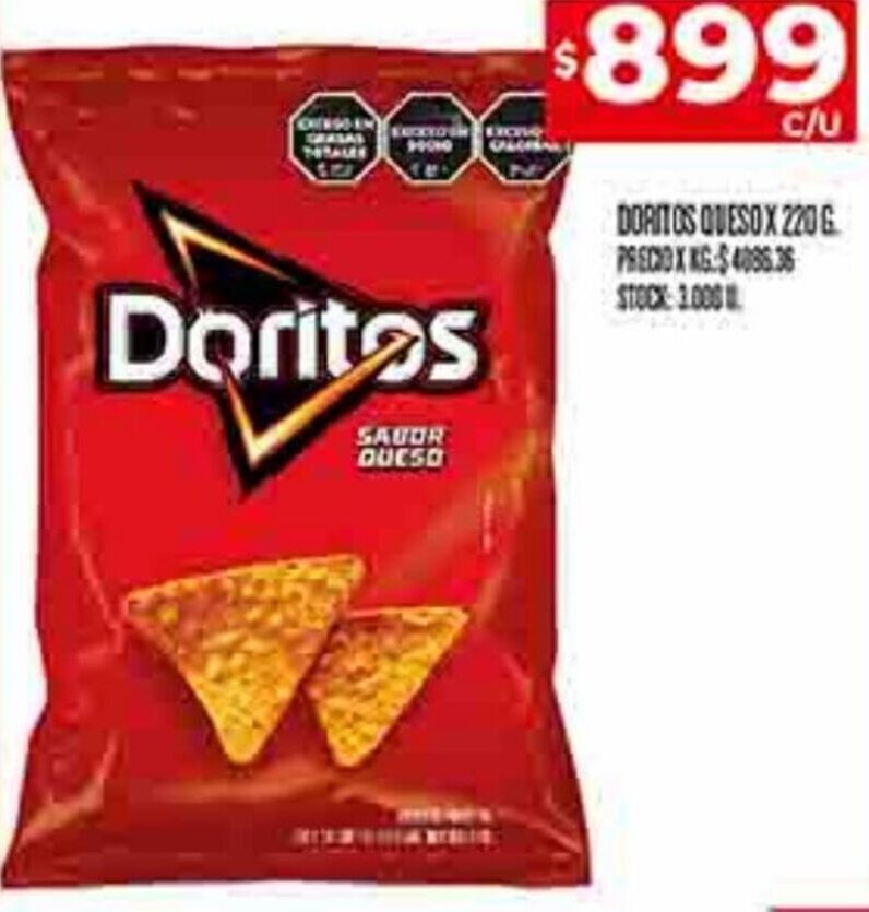 Supermercados DIA Doritos Queso x 220g oferta